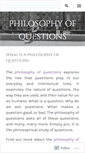 Mobile Screenshot of philosophyofquestions.com